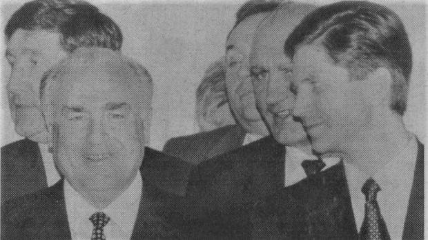 Жан Виденов и руският премиер Виктор Черномирдин